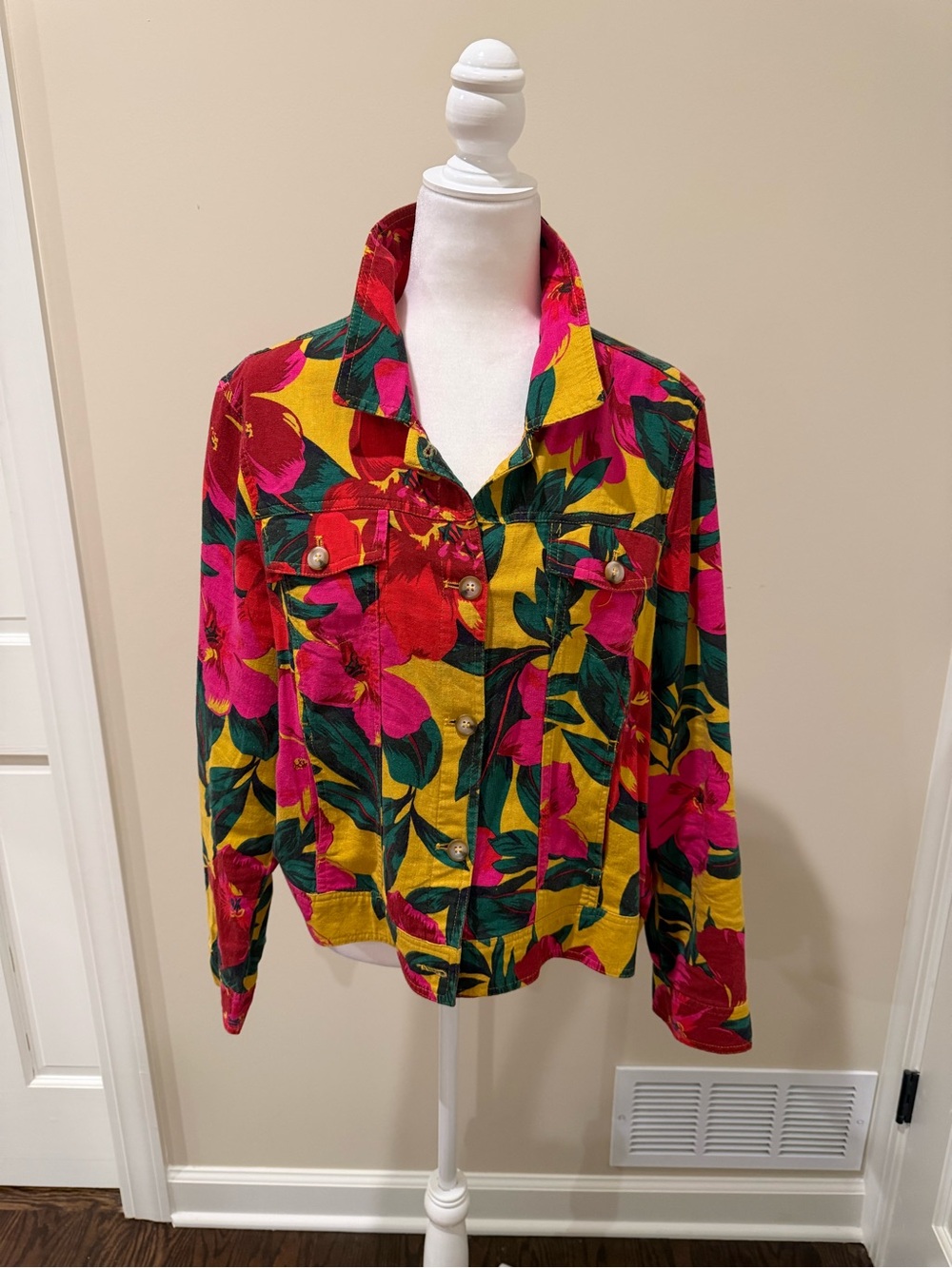 Cynthia Rowley - Tropical Floral Linen Jacket